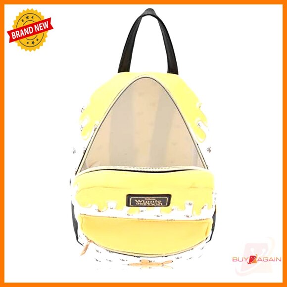 10" Mini PU Leather Backpack Winnie the Pooh Disney Licensed - Picture 6 of 6